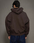 Felpa BOXY zip "CROSSES"