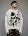 Pullover "SKULL" in lana