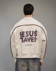Felpa boxy "JESUS SAVES" libertine