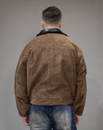 Jacket "WHITBY" con collo a contrasto