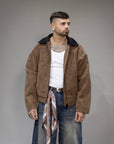 Jacket "WHITBY" con collo a contrasto