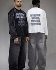 Longsleeve crop "NO RISK NO FEAR" LIBERTINE