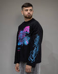 Longsleeve crop "HORSE" LIBERTINE