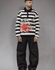 Polo crop "SUPERSTAR" bunker