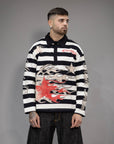 Polo crop "SUPERSTAR" bunker