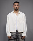 Camicia crop "CUORE FOLLE " LIBERTINE