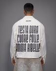 Camicia crop "CUORE FOLLE " LIBERTINE