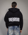 Felpa "UNDERGROUND" con zip