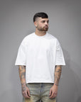 T-shirt "crop" in jersey