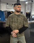 T-shirt double "tree bark"