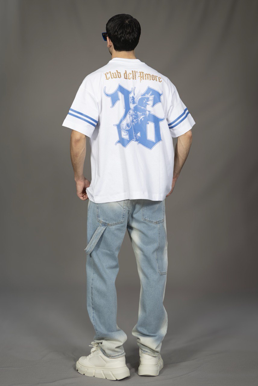 T-shirt LIBERTINE &quot;CLUB DELL&#39;AMORE&quot; football nfl