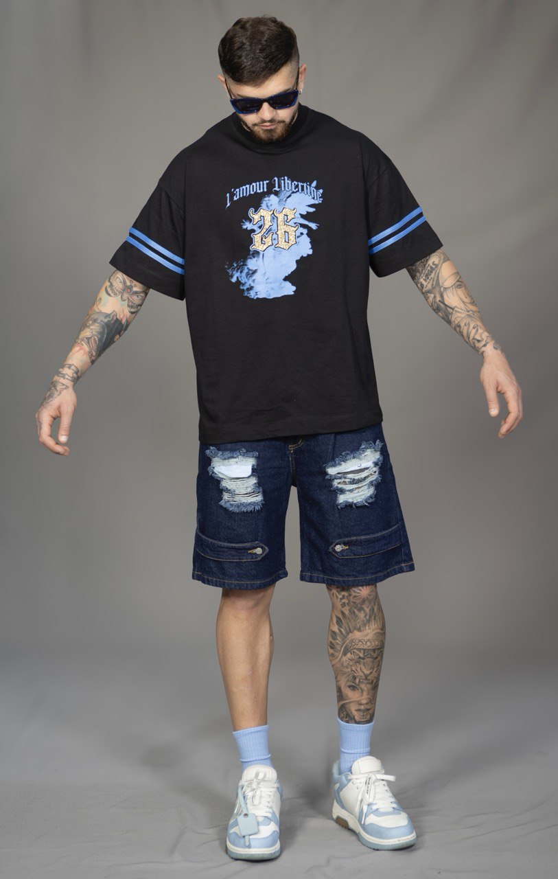 T-shirt LIBERTINE &quot;CLUB DELL&#39;AMORE&quot; football nfl