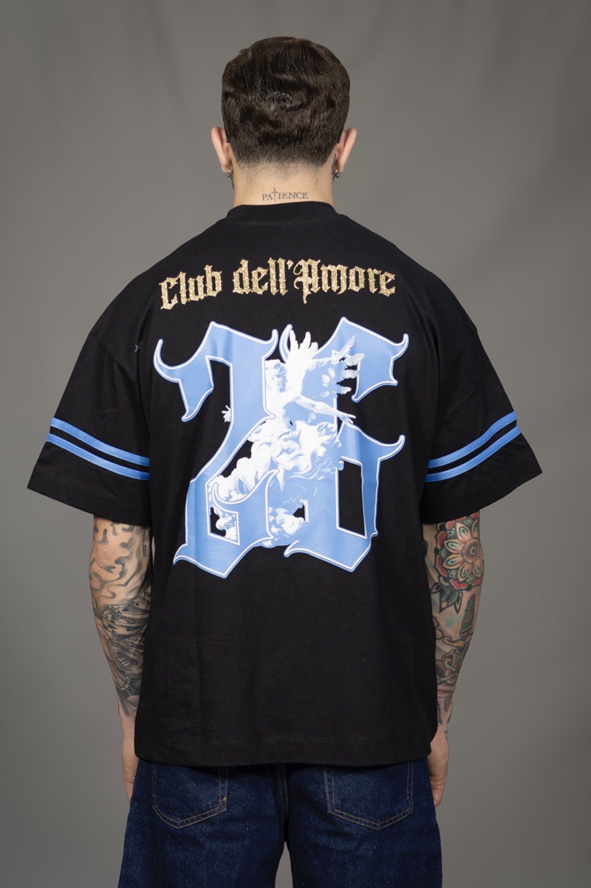T-shirt LIBERTINE &quot;CLUB DELL&#39;AMORE&quot; football nfl