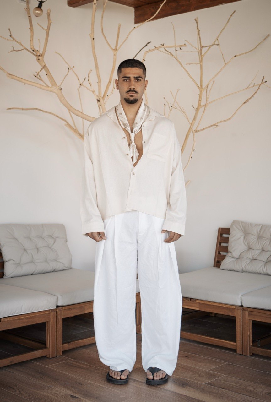 Pant "JALISCO" in lino