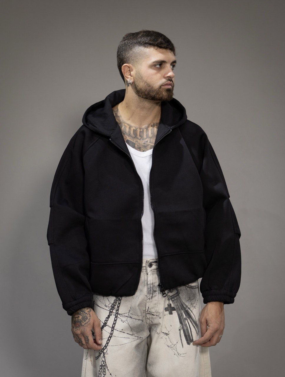 Felpa / jacket "AVOCA" crop
