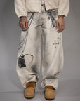 Ballon jeans "FINGAL" con stampe