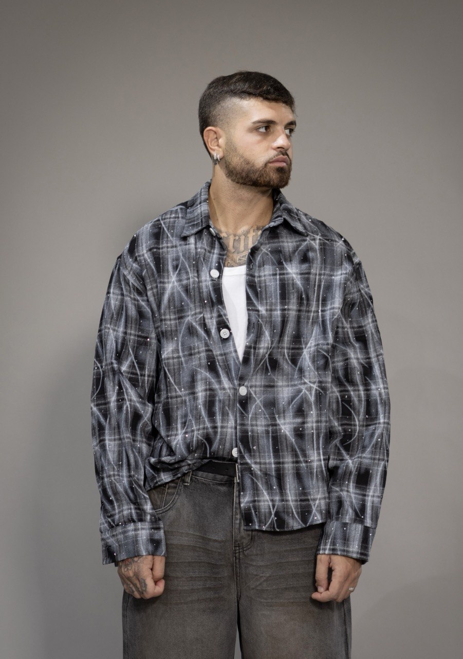 Camicia "HELENS" con brillantini