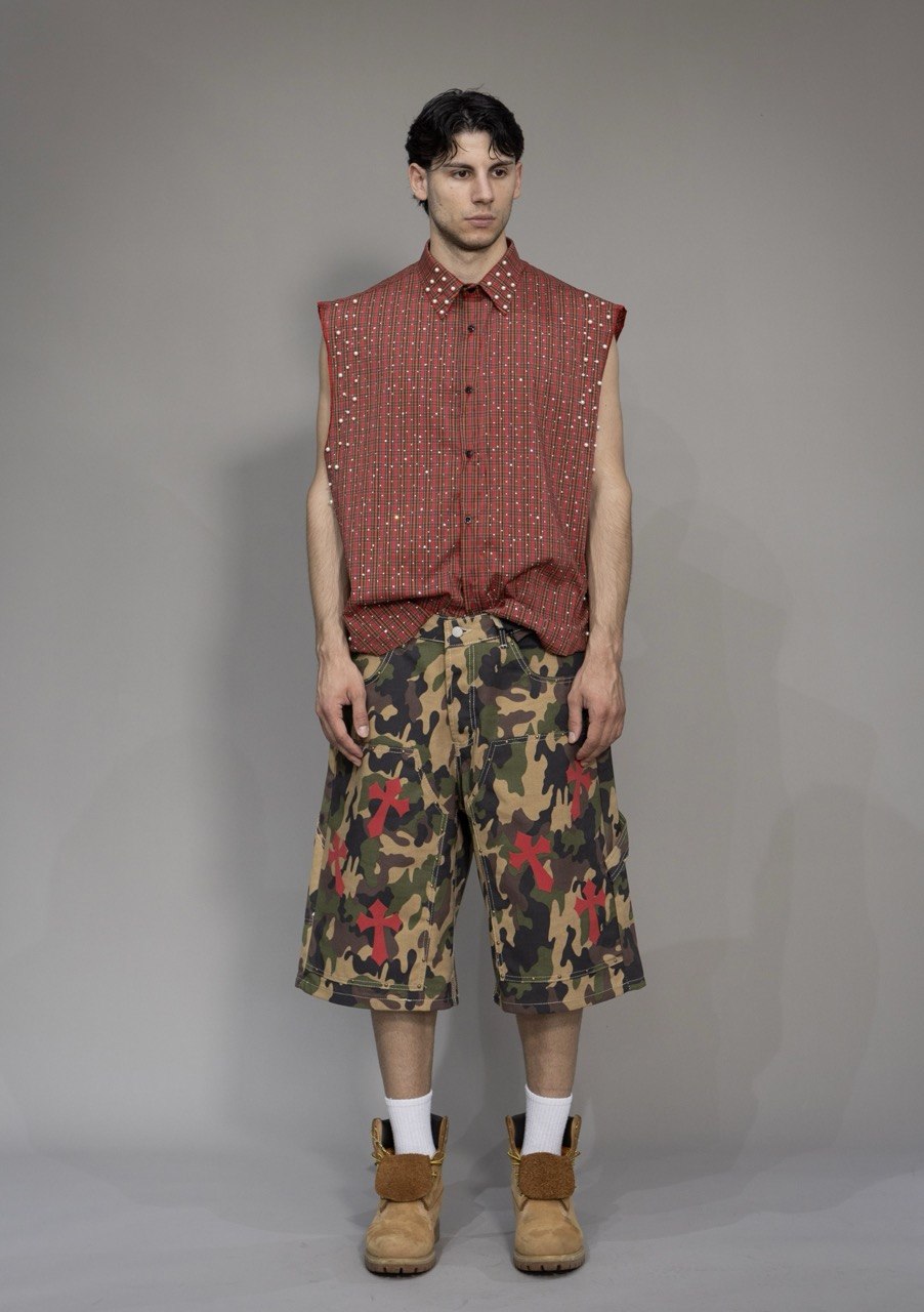 Camicia "KEMPE" co perle e brillantini