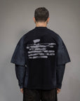Double sleeve "THE WORLD" crop