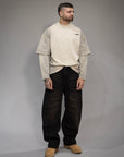 Double sleeve "THE WORLD" crop