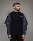 Double sleeve "THE WORLD" crop
