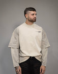 Double sleeve "THE WORLD" crop