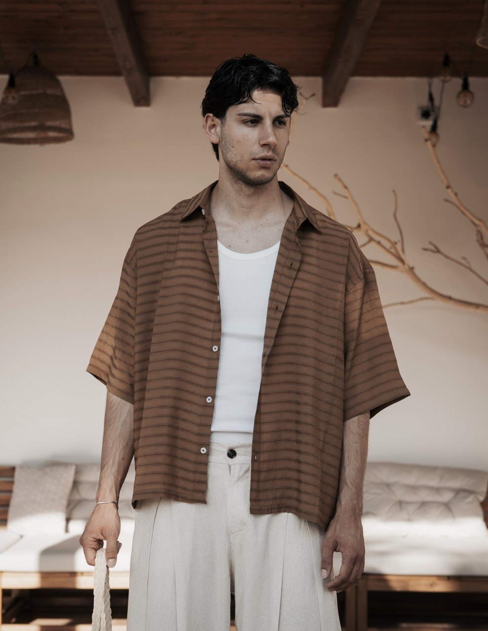 Camicia "KENDWA" crop