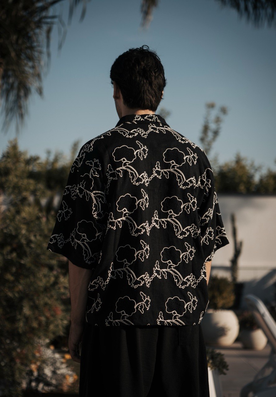 Camicia "NUNGWI" con ricamo