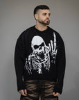 Pullover "SKULL" in lana