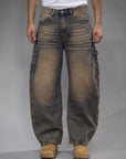 Baggy jeans "PALENQUE " sabbiato