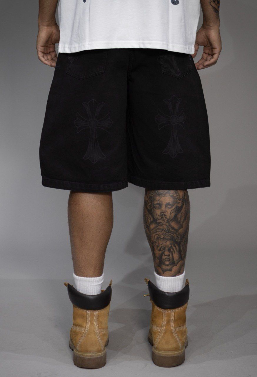Jorts "DOLLAR" strass bunker