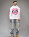 Longsleeve "OWN ENERGY" con brillantini