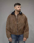 Jacket "WHITBY" con collo a contrasto