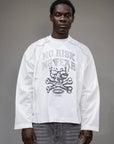 Longsleeve crop "NO RISK NO FEAR" LIBERTINE