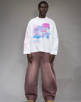 Longsleeve crop "HORSE" LIBERTINE