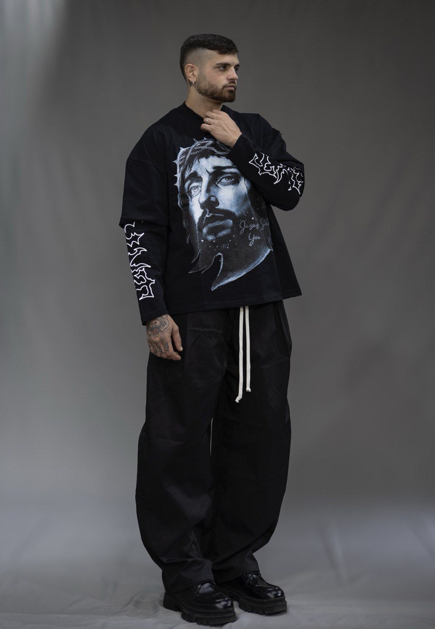 Double sleeve &quot;JESUS&quot;