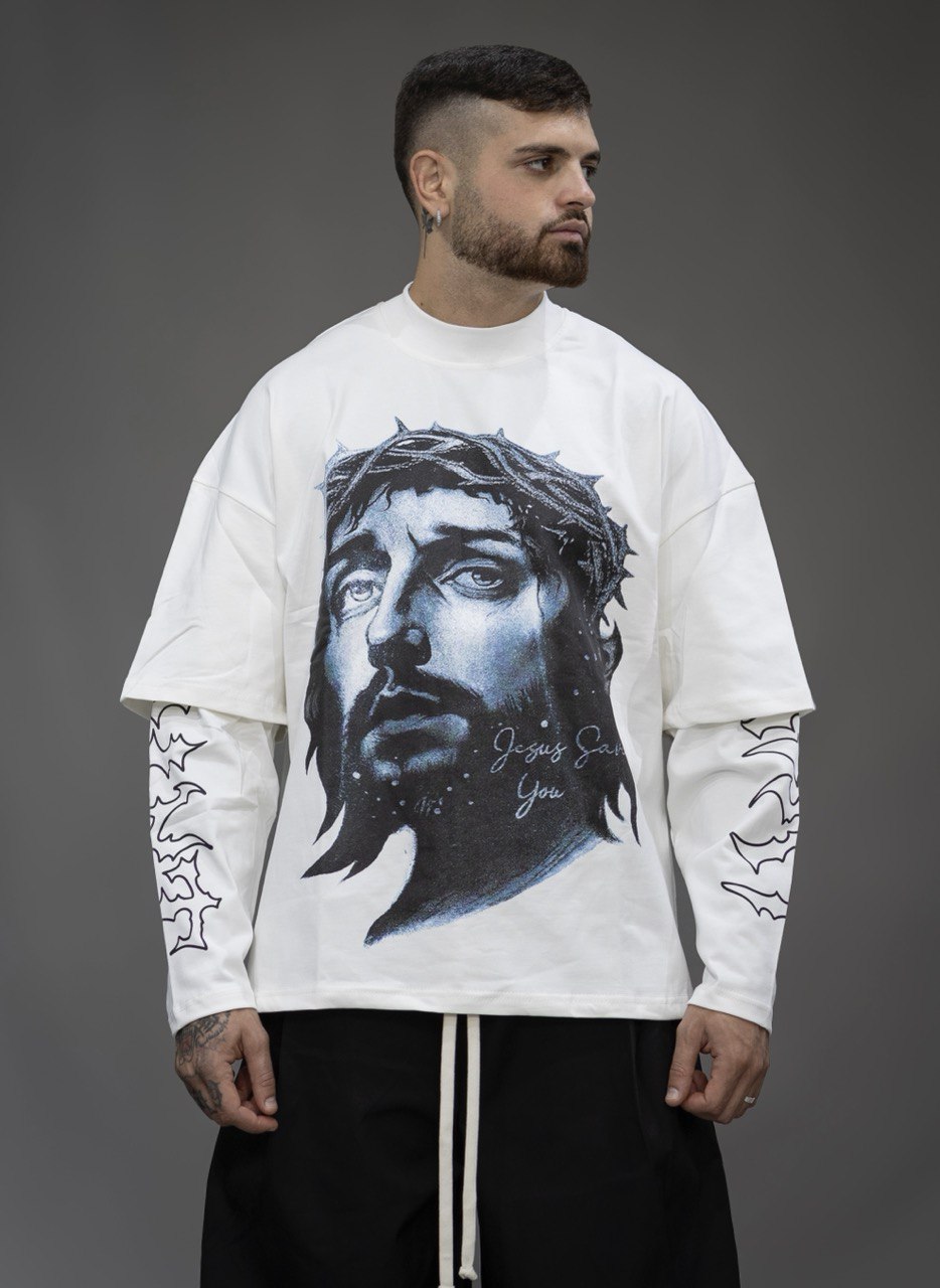 Double sleeve &quot;JESUS&quot;