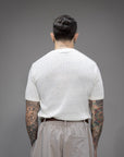 T-shirt serafino "ISABEL" a coste