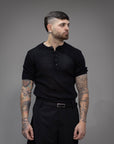 T-shirt serafino "ISABEL" a coste