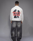 Camicia crop "TROPPO TARDI" LIBERTINE
