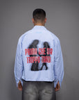 Camicia crop "TROPPO TARDI" LIBERTINE
