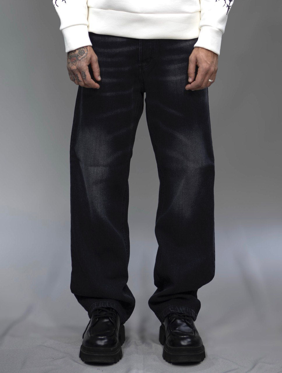 Baggy &quot;HOWELL&quot; nero