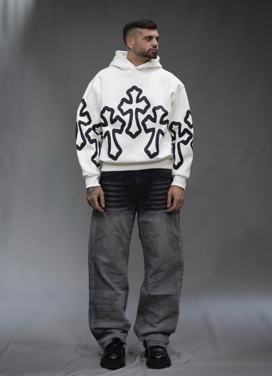 Felpa &quot;BIG CROSSES&quot;