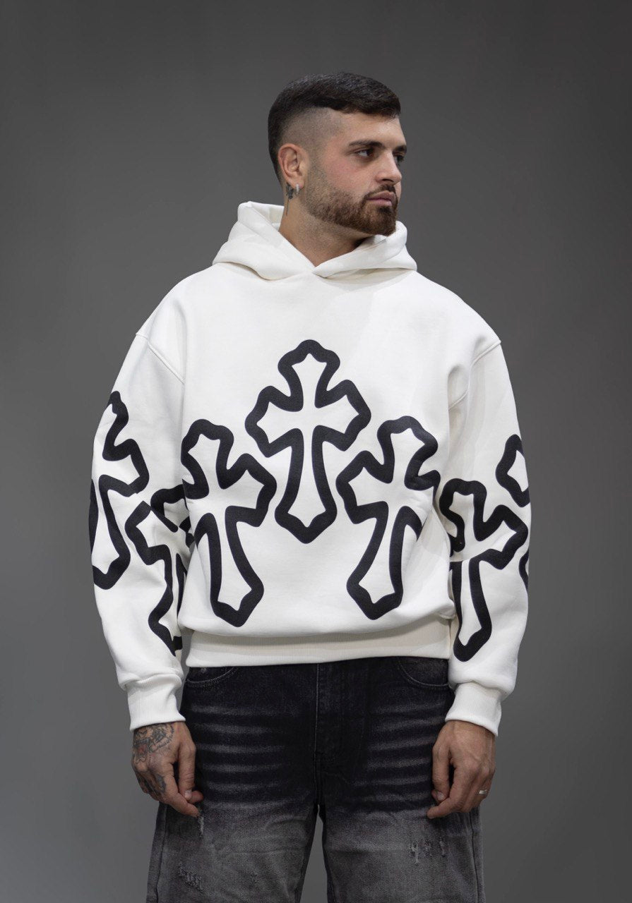Felpa &quot;BIG CROSSES&quot;