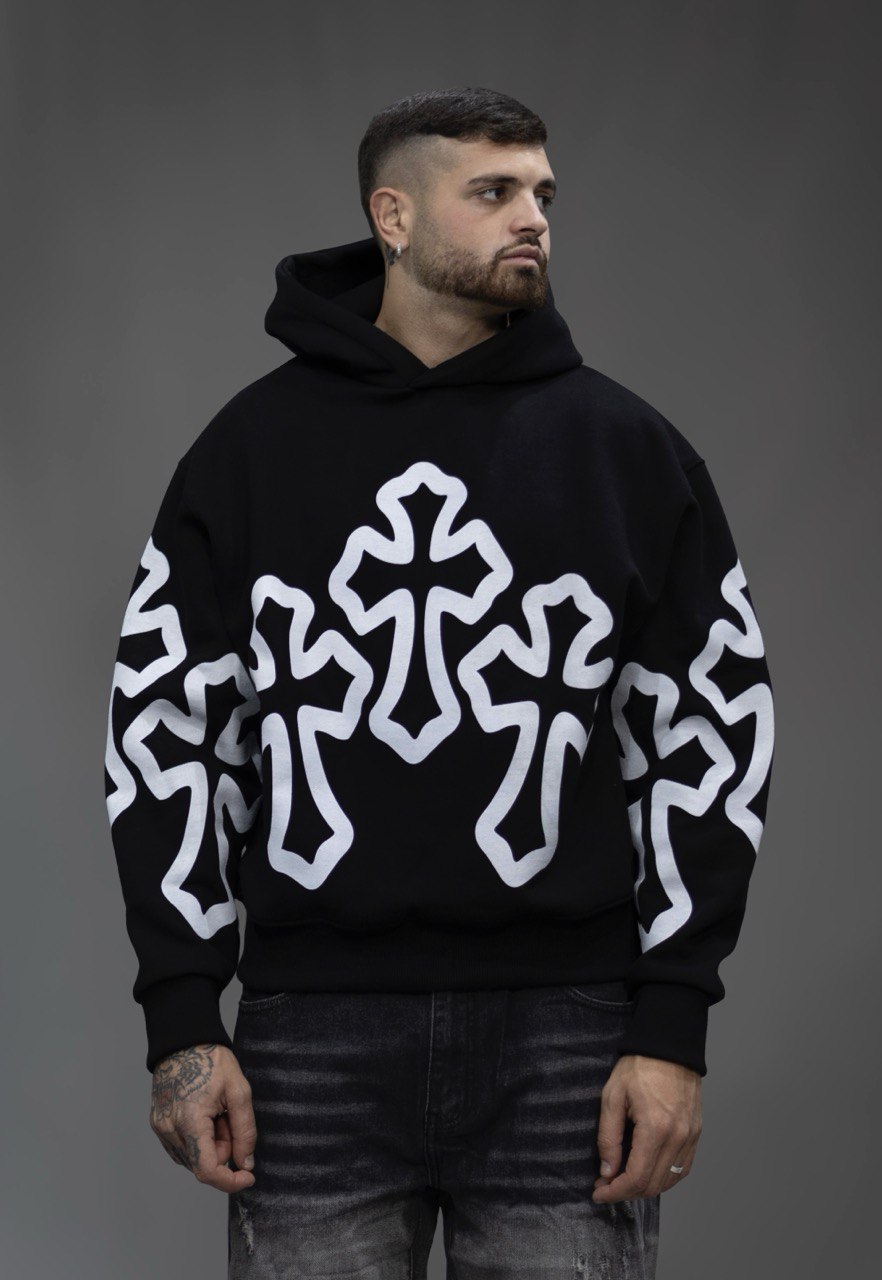 Felpa &quot;BIG CROSSES&quot;