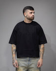 T-shirt "crop" in jersey