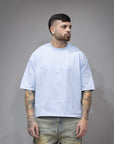 T-shirt "crop" in jersey